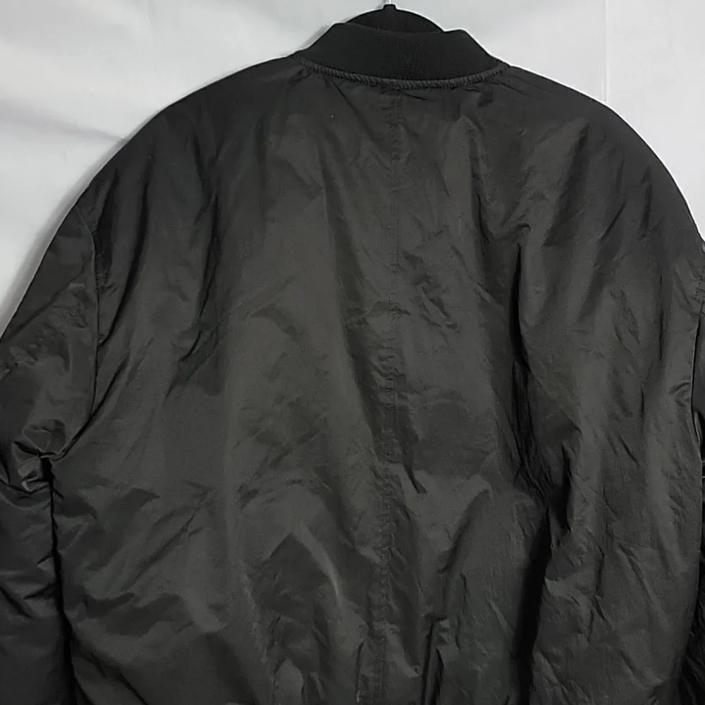 NWOT..ASOS DESIGN.. black bomber jacket..
